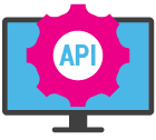 Data processing API icon
